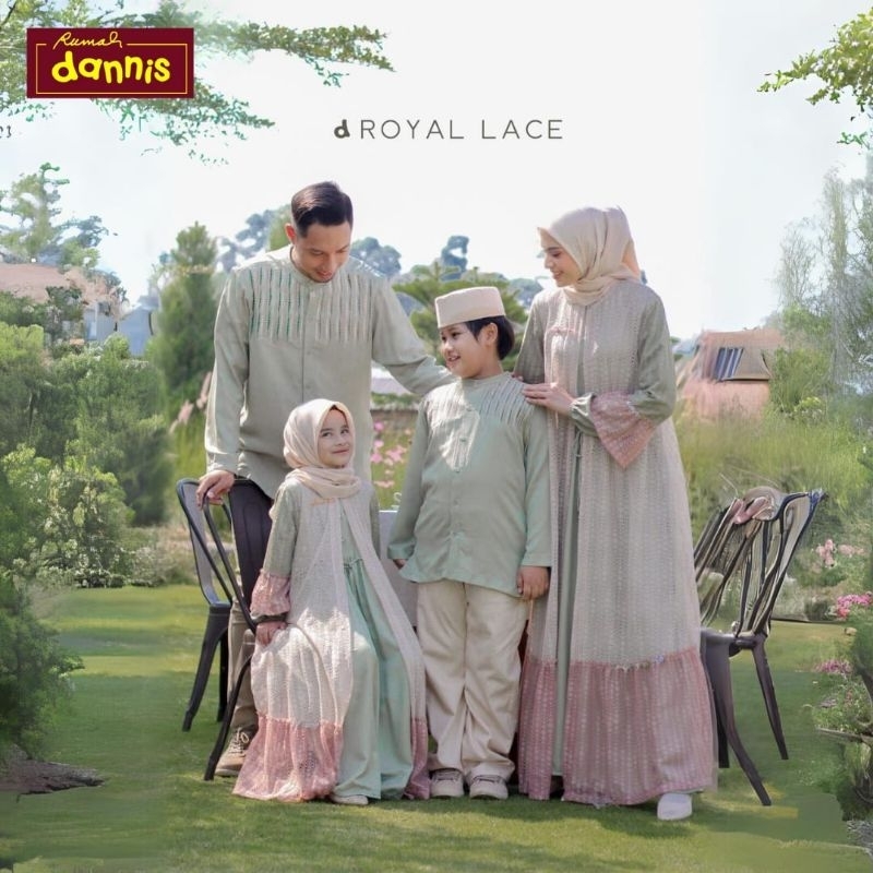 Dannis Anak Cewek & Cowok Sarimbit D'ROYAL LACE