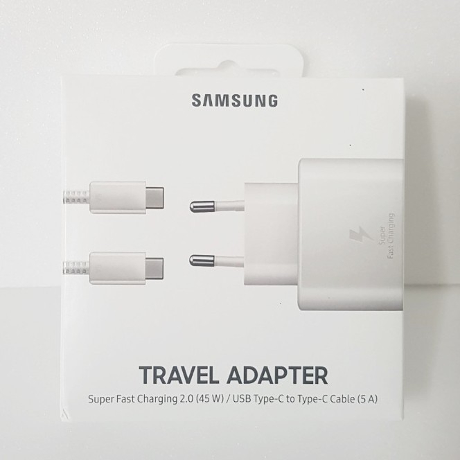 CASAN | Travel Charger Samsung Super Fast Charging 45W EP-TA845 Type C Galaxy Original 100%
