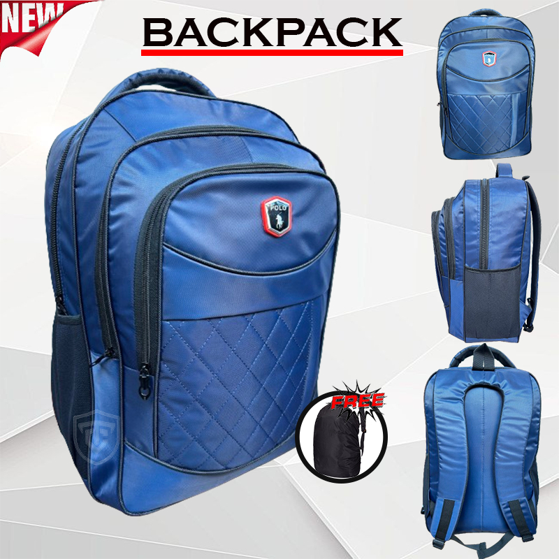 BACKPACK POLO TY02 / Tas Ransel Laptop Ukuran Besar Pria & Wanita 2 warna