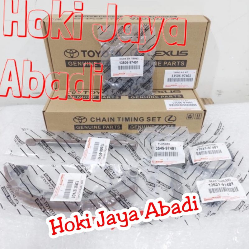 Timing Kit Rantai Keteng Chain Set Avanza Xenia Gran max Granmax Luxio 1.3 1300cc Original