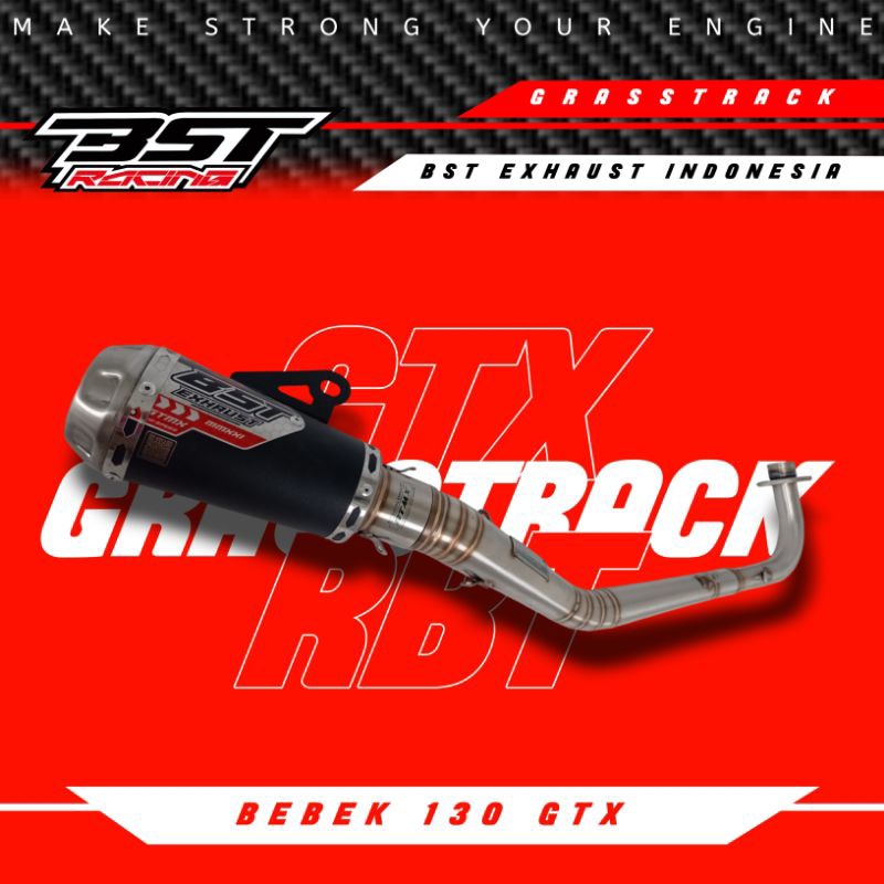 Knalpot Bebek 130 Gtx RBT Grasstrack BST RACING
