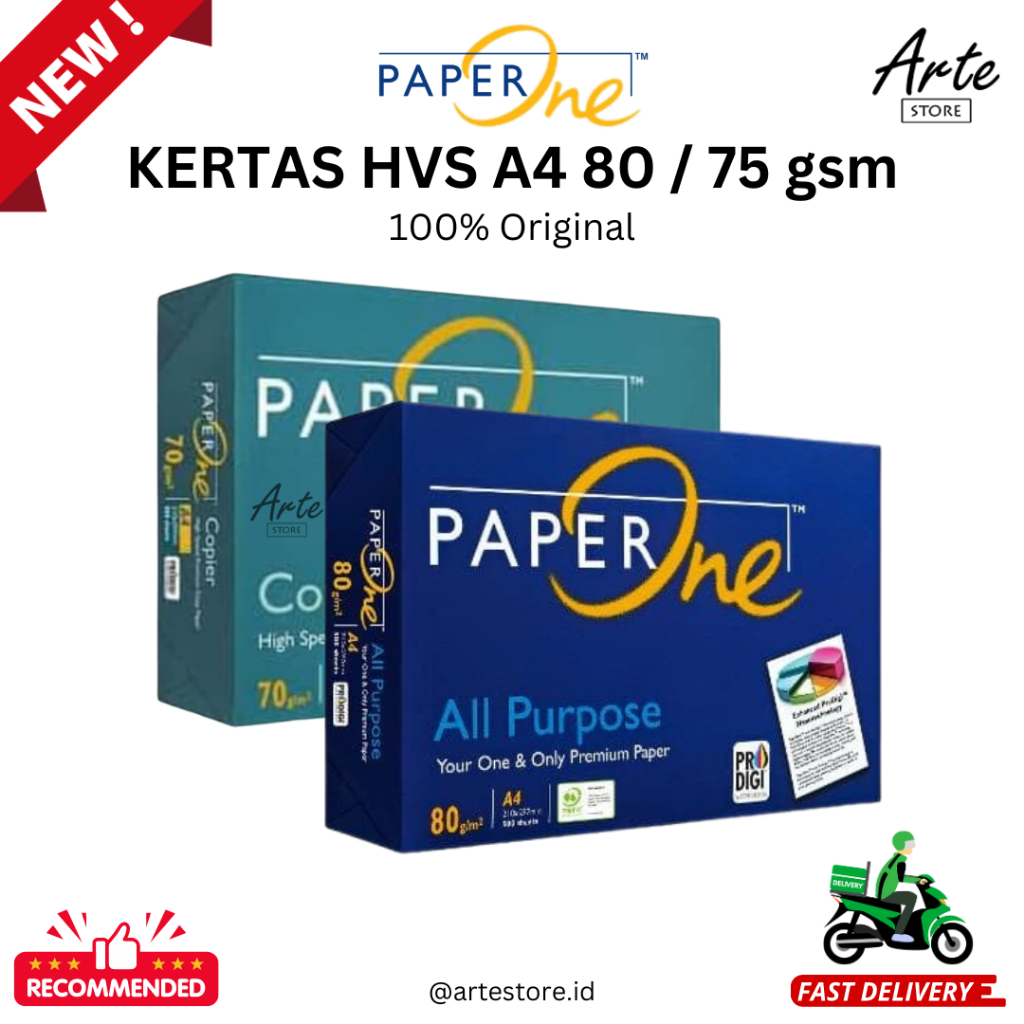 

Kertas HVS Paperone A4 75 / 80 gsm