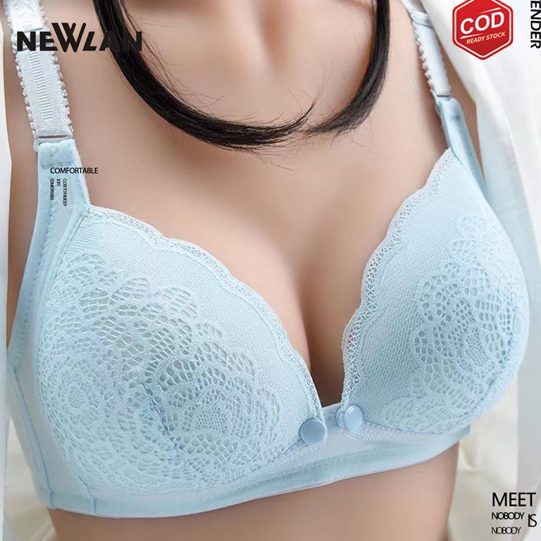 ART O26B Newlan WX19 Bra Bh Menyusui Nursing Bra Tanpa Kawat Wanita Ibu Hamil Kualitas Liangyibao Br