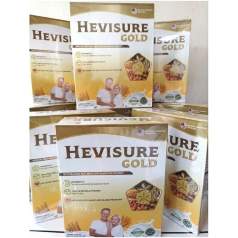

Hevisure Gold Plus Susu Kesehatan Untuk Diabetes ORIGINAL USA ISI 12 Saset
