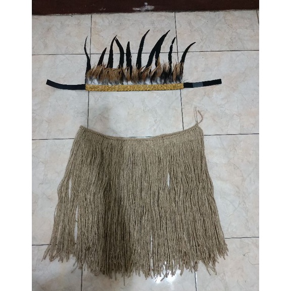 ART I75T BAJU PAPUA RUMBAI GONIPAKAIAN ADAT PAPUA