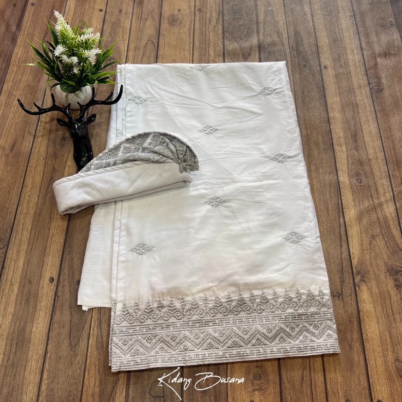 ART W88W Saput Udeng Bordir Dewasa  Saput Bordir  Saput Dewasa Putih