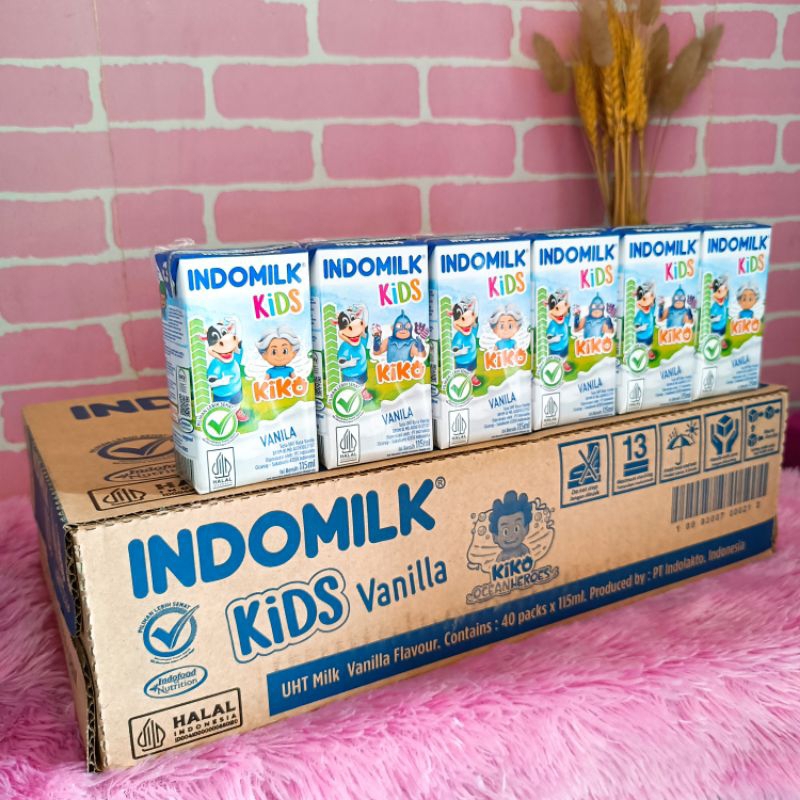 

Indomilk Kids UHT Vanilla 115ml x 40