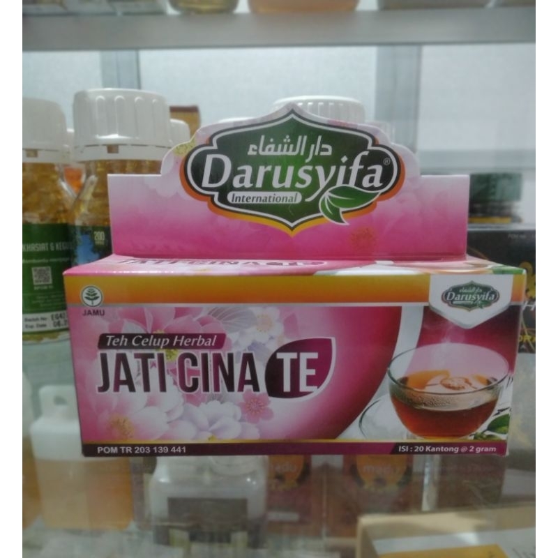 

Teh celup herbal JATI CINA Darusyifa isi 20 kantong expired Mei 2025
