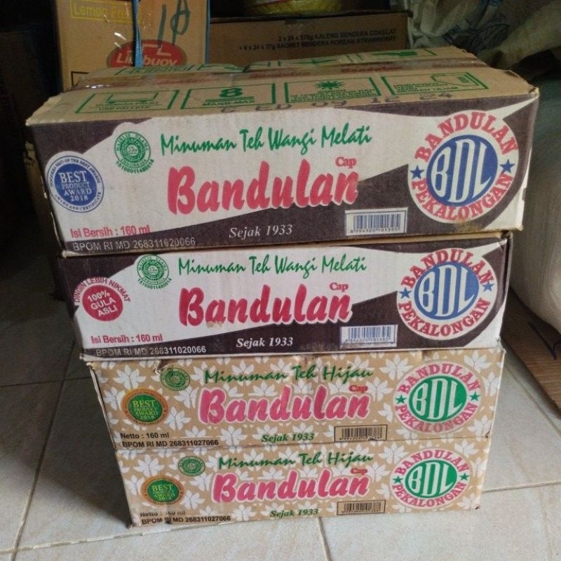 

Teh BANDULAN Wangi Melati / Hijau - 24 gelas @ 160 ml