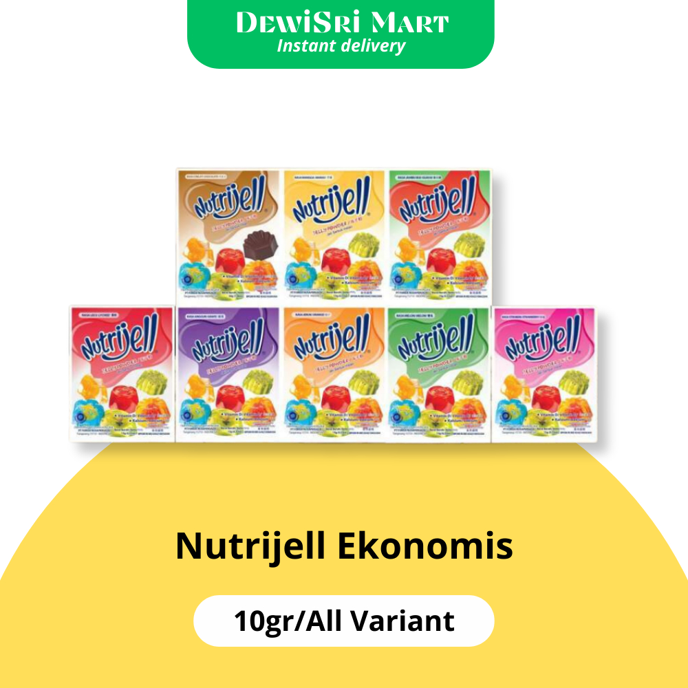 

Nutrijell Ekonomis 10gr All Variant/Sachet - Dewi Sri Mart