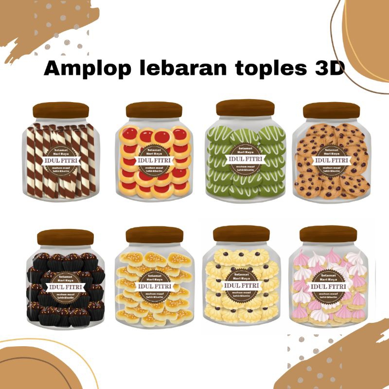 

Amplop lebaran 3D murah