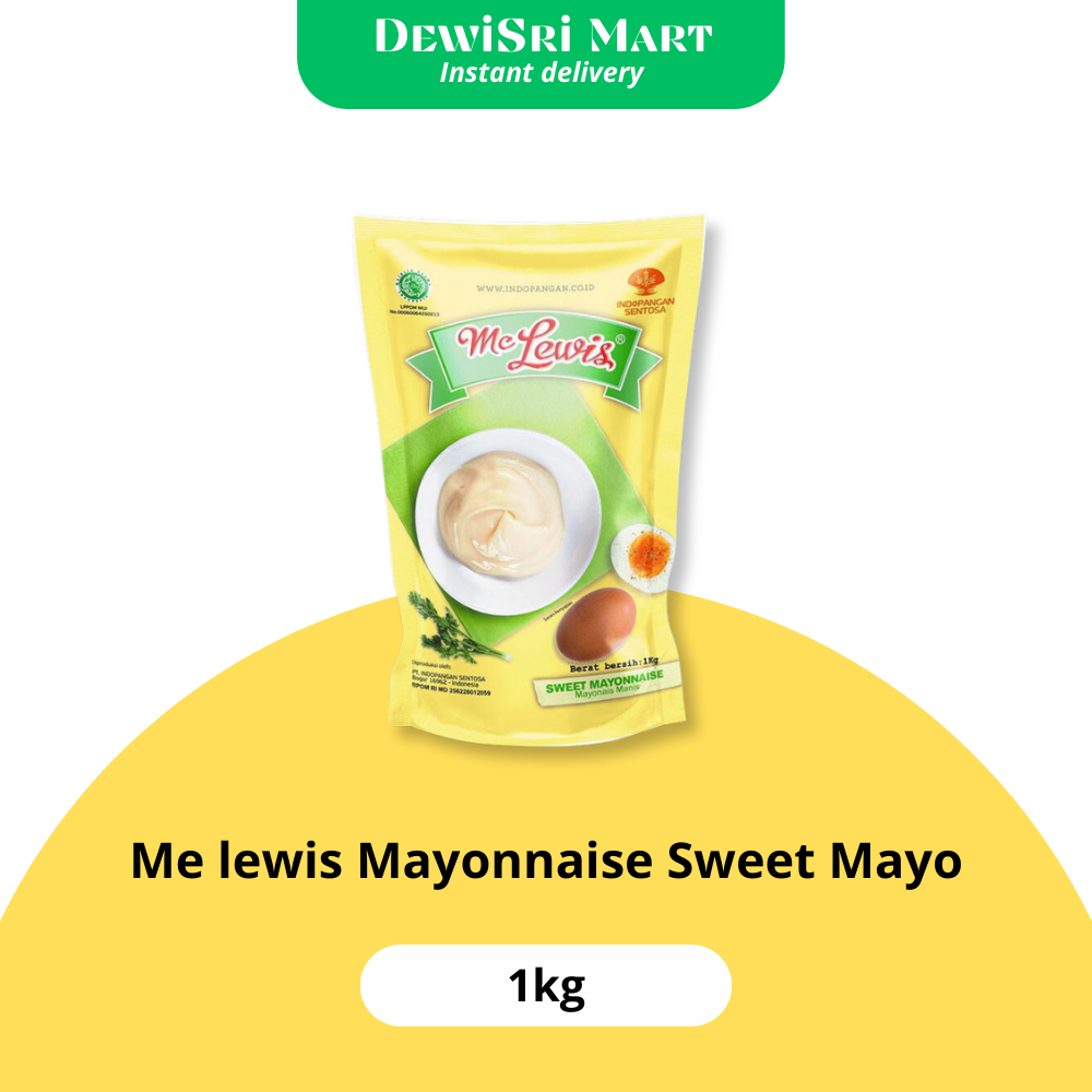 

Me lewis mayonese sweet mayo 1000gr/1kg - Dewi Sri Mart