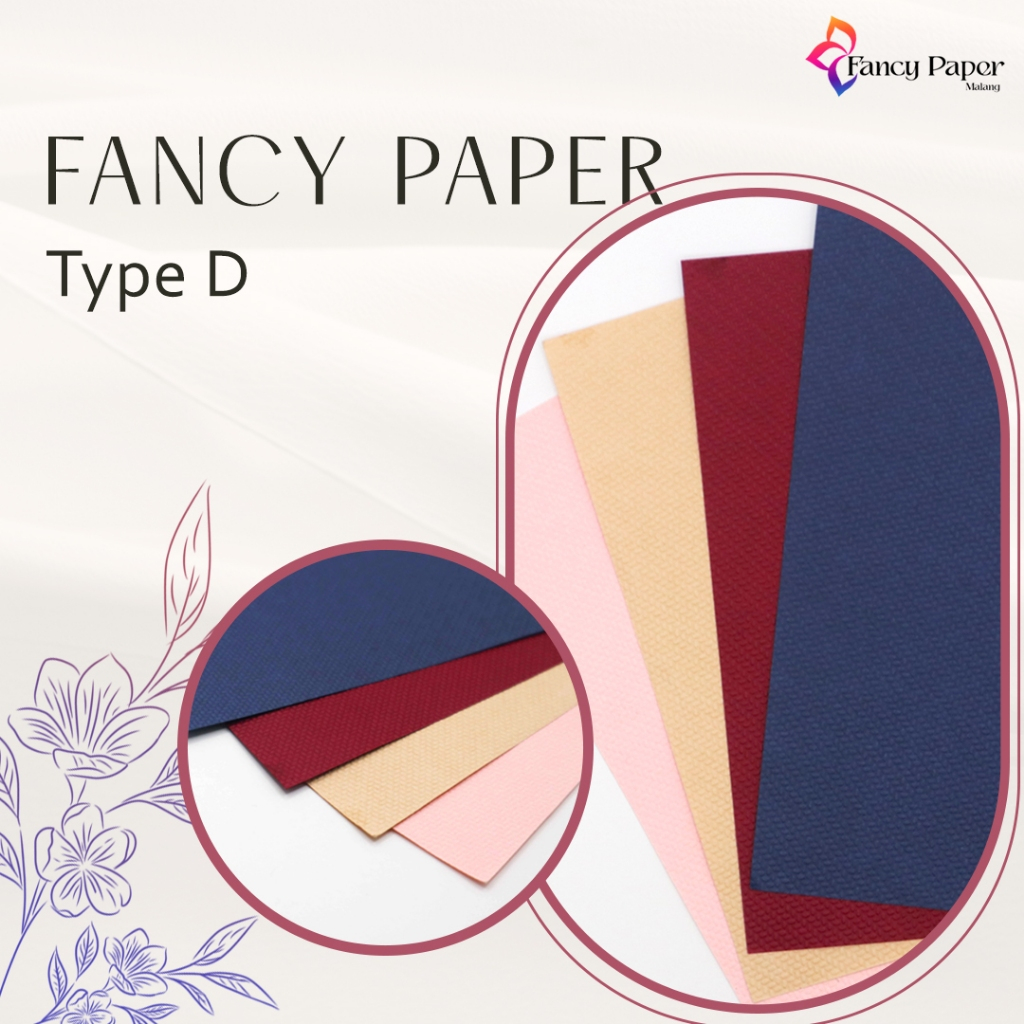 

Kertas Fancy Paper Motif D - Kertas Pembungkus Kotak - Kertas Undangan - Kertas Cover Box