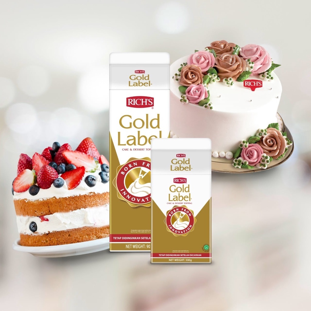 

Rich gold whipping cream