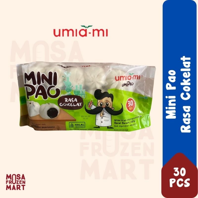Umia-mi Mini Pao Cokelat Isi 30pcs | Bakpao Mini