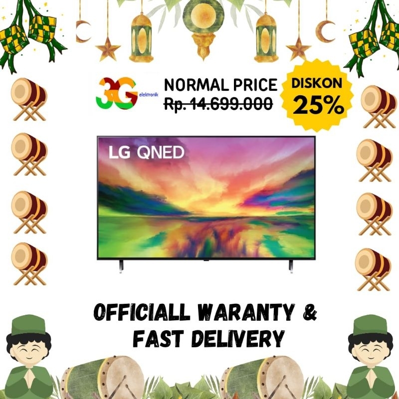 LG TV 55QNED80 55 Inch 4K UHD QNED SMART TV QNED80 55QNED80SRA