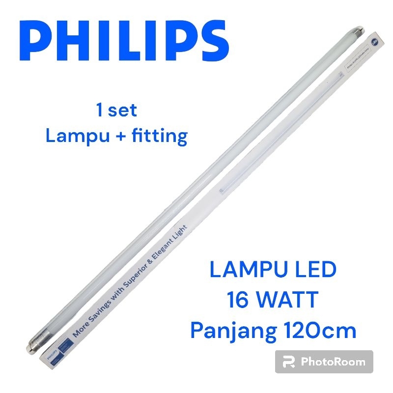 Lampu philips panjang TL LED 16 watt Set