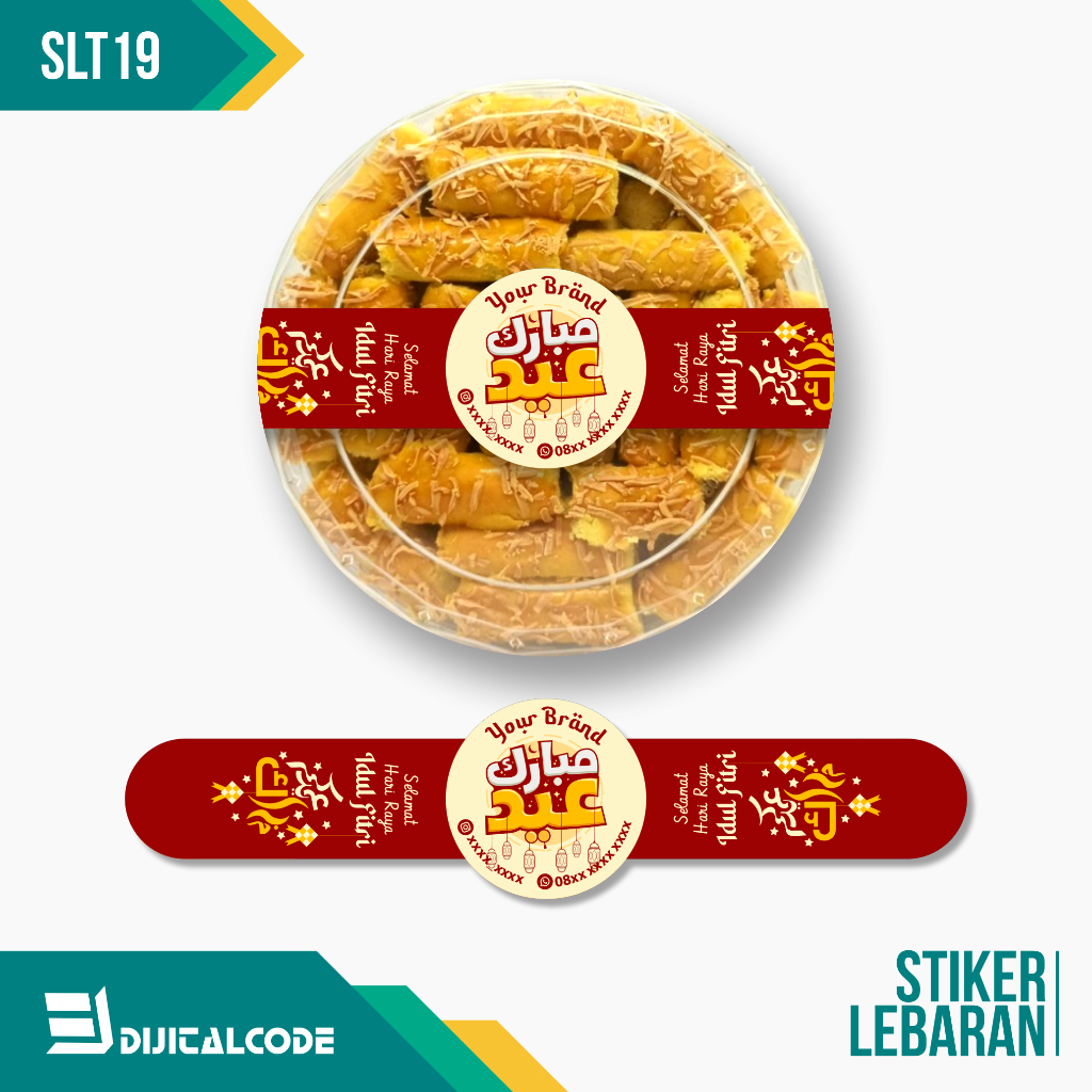 

SLT19 Stiker Label Parcel Segel Toples Kue Lebaran Idul Fitri