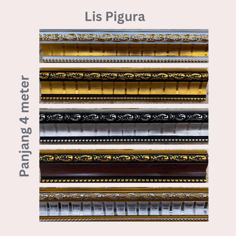 Lis Figura / Lis Pigura Plafon / List Figura / Lis Figura Plafon pvc / Lis Bingkai / Lis Figura 4 cm