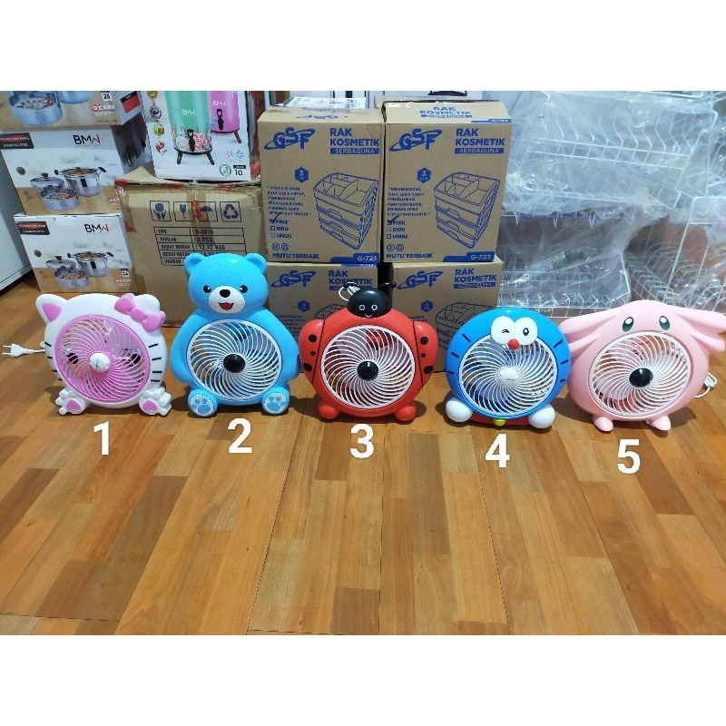 Kipas Angin Karakter Lucu Unik Kipas Meja Karakter