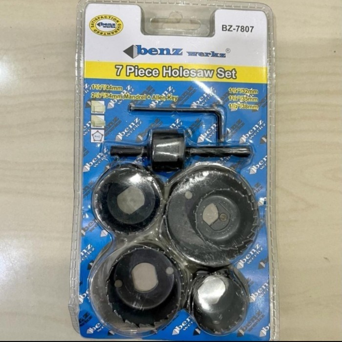 BENZ HOLE SAW SET 7 PCS