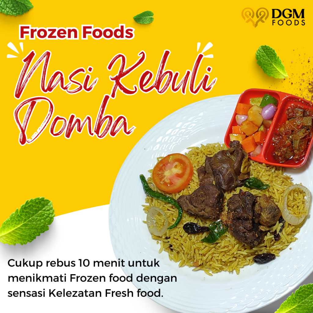 

FROZEN FOODS NASI KEBULI DOMBA GORENG - DY DGM FOODS