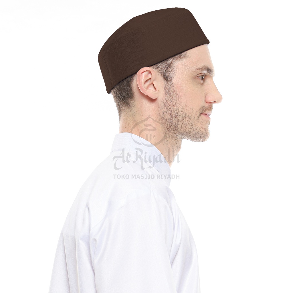 Peci Malaysia Lokal ZAWEEYA Polos Putih