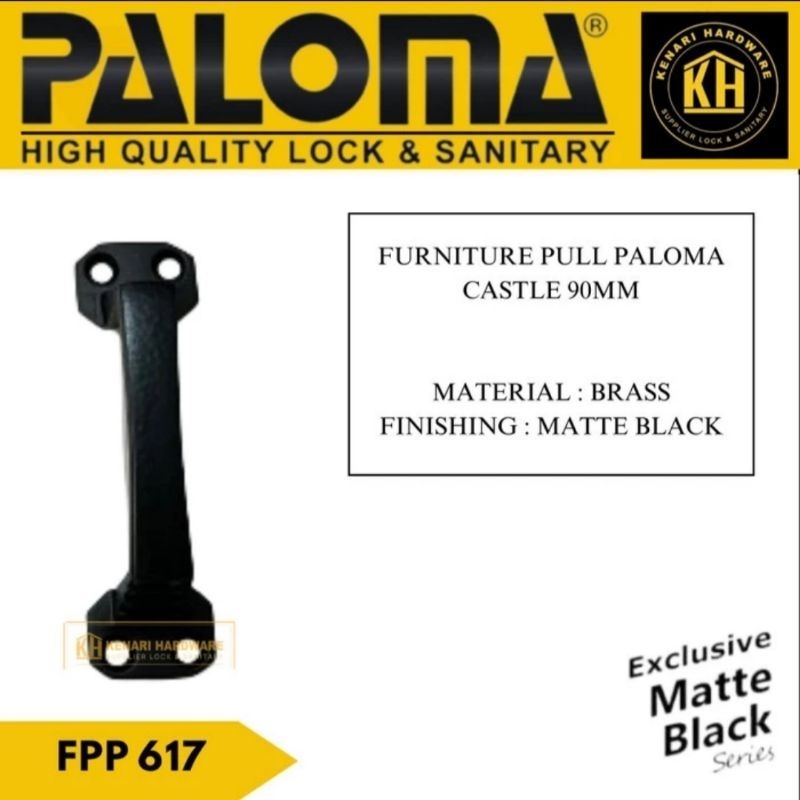 PALOMA FPP 617 CASTLE 90MM TARIKAN LACI / LEMARI / TARIKAN JENDELA