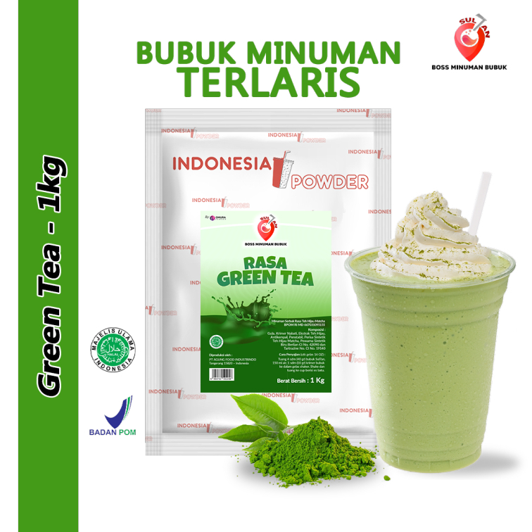 

Powder Minuman SUL7AN Rasa Green Tea 1 Kg