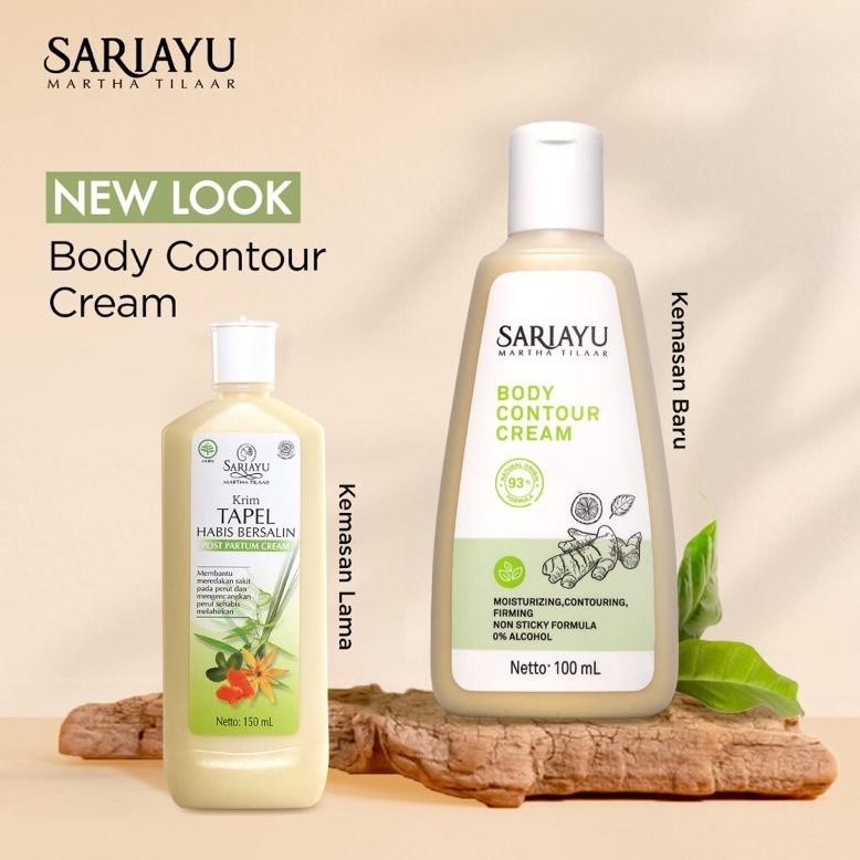 

Sariayu Body Contour Cream 100Ml - Tapel Habis Bersalin