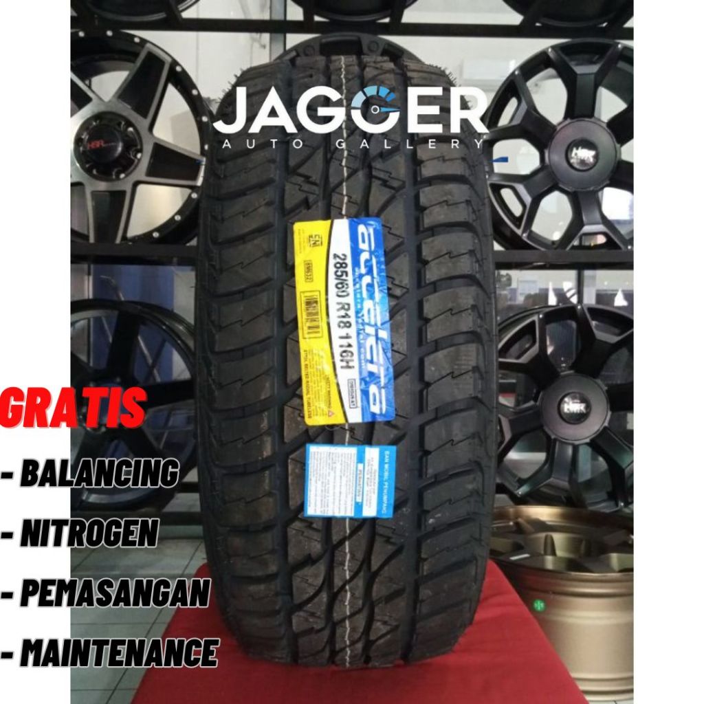 ban mobil murah ring 18 pajero fortuner 285 60 accelera omikron AT