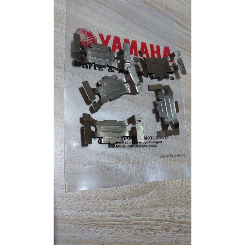 plat kampas rem depan mio smile soul nouvo fino karbu ori