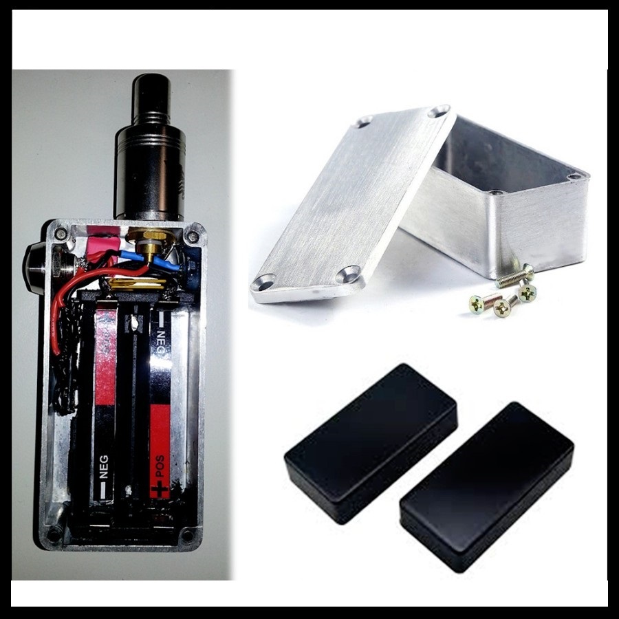 Material Box Kotak Case Pedal Effect Hammond Aluminium 1590G 100x50x26mm