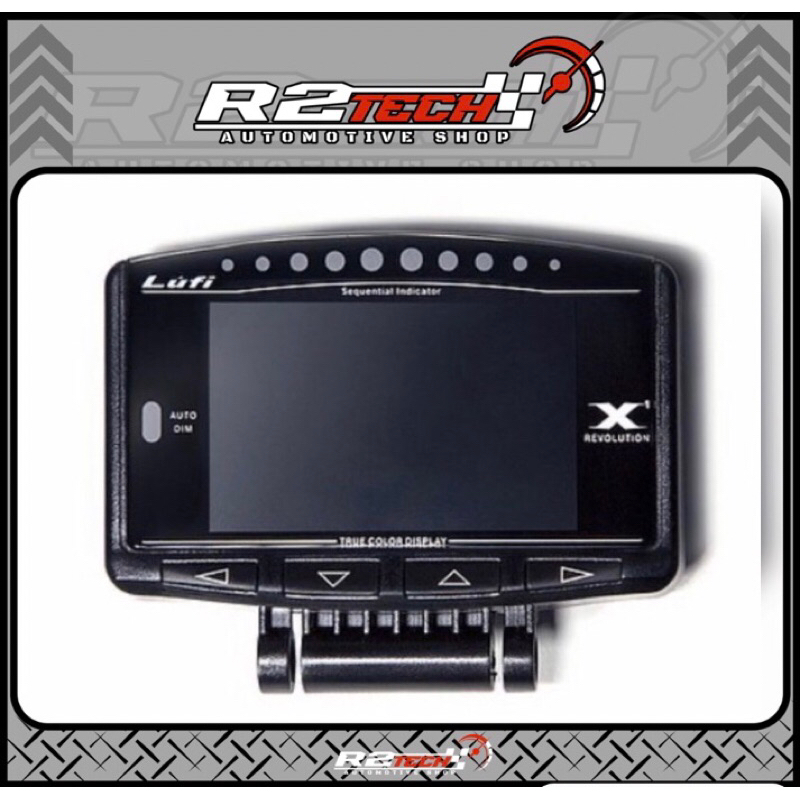 INDIKATOR LUFI X1 REVOLUTION OBD GAUGE ORIGINAL MOBIL BOOST METER WATER TEMP OIL TEMP RPM