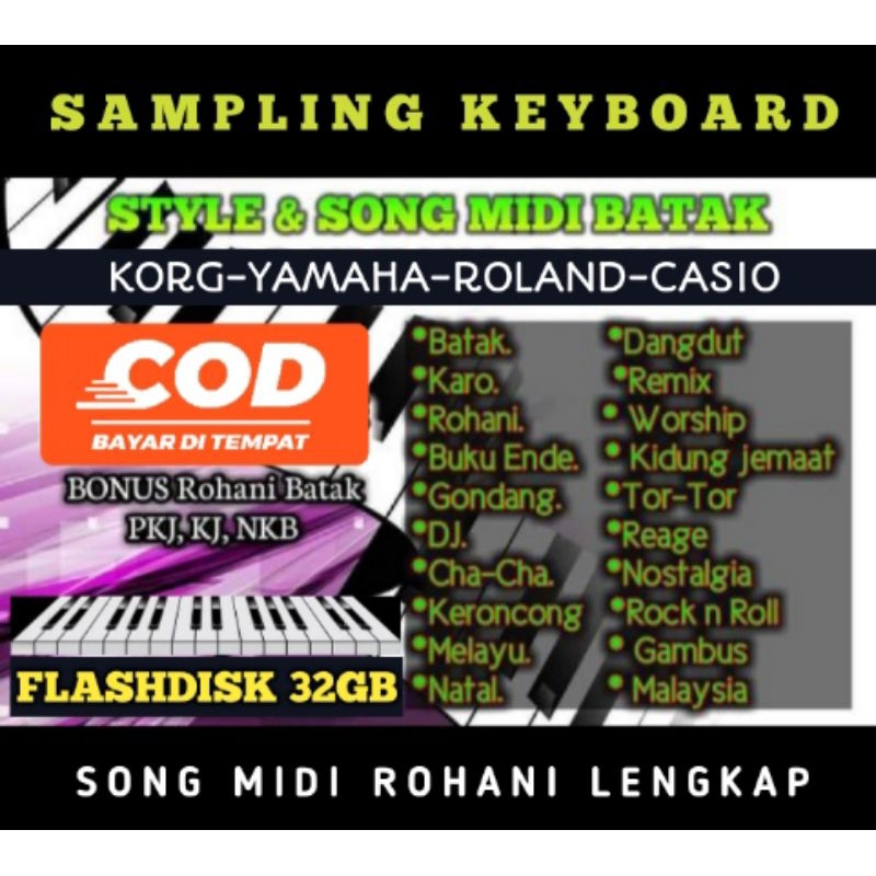 STYLE SONG MIDI ROHANI KEYBOARD LENGKAP