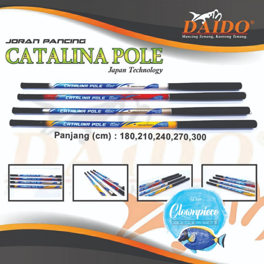 Joran Tegek Daido Catalina / Joran Pancing Daido Catalina / Joran Tegek Pancing Daido Catalina / Teg