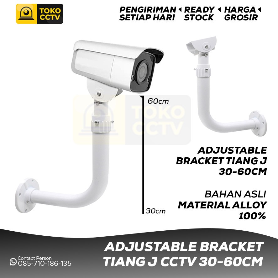 BRACKET CCTV Adjustable Bracket Pole Dinding CCTV Outdoor, Bracket CCTV Outdoor