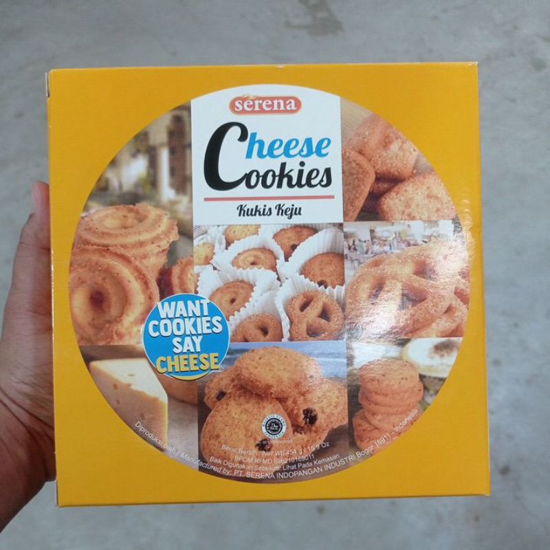 

Serena Cookies Kukis Keju Biskuit Keju 454Gr