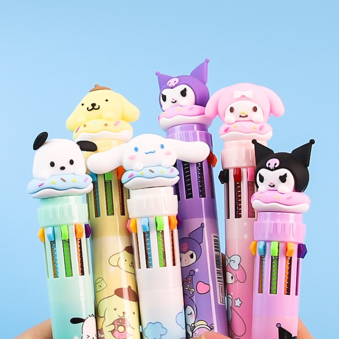 

[GROSIR ATK] PULPEN 10 WARNA 3D DOLL EDITION / PULPEN MEKANIK 10 WARNA LUCU KARAKTER LUCU LG