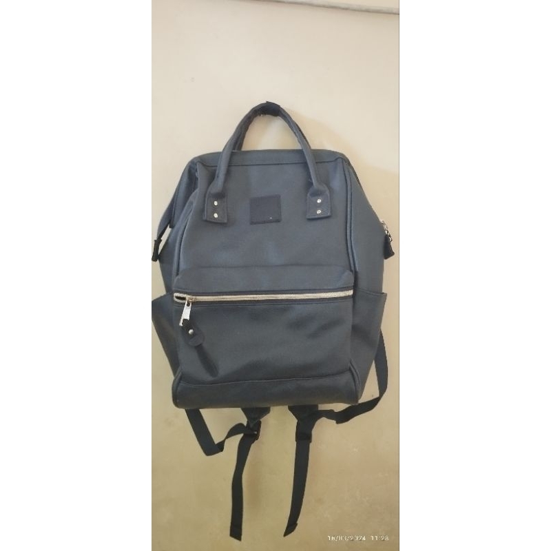 Backpack anello leather original