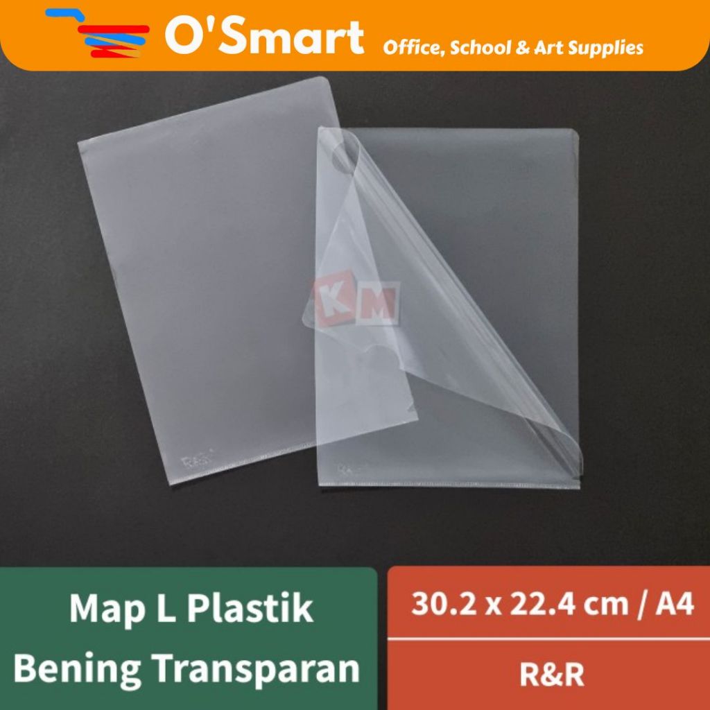 

Media Kita Map L Transparan A4 (12 PCS)