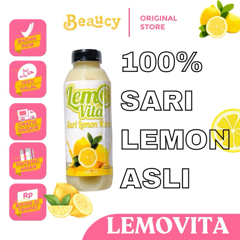 	 LEMOVITA FRESH SARI LEMON 100% MURNI LEMONVITA PENGURUS BADAN LANGSING BADAN DETOKS	