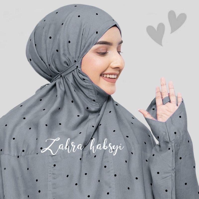 Mukena Terusan Motif - Mukena Hadramaut Motif