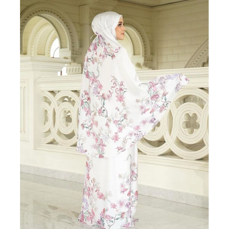 prayer sett farra series buttonscarves mukena farra series raya series buttonscarves mukena Jasmine 