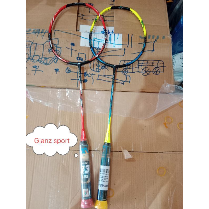RAKET BADMINTON POWERMAX THUNDER 959 989 thunder 989 original 32 lbs