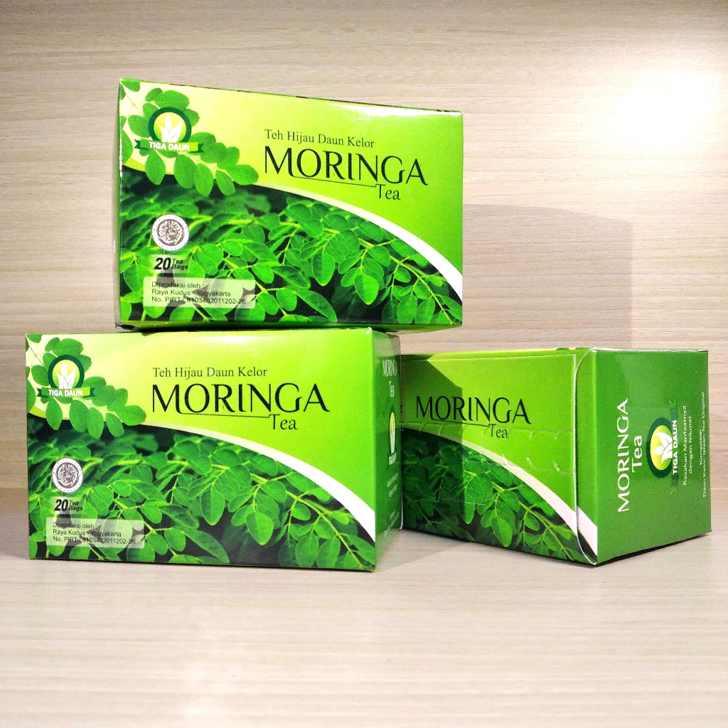 

teh celup daun kelor cap tiga daun