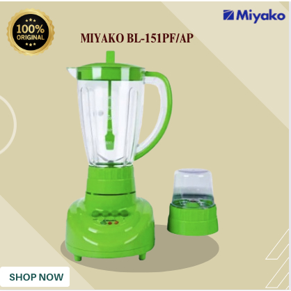 Miyako Blender 2in1 BL-151PF/AP/BL151PF/AP/BL151PF/AP/BL-151 PF/AP/BL 151 PF/AP BLENDER PLASTIK 1.5L