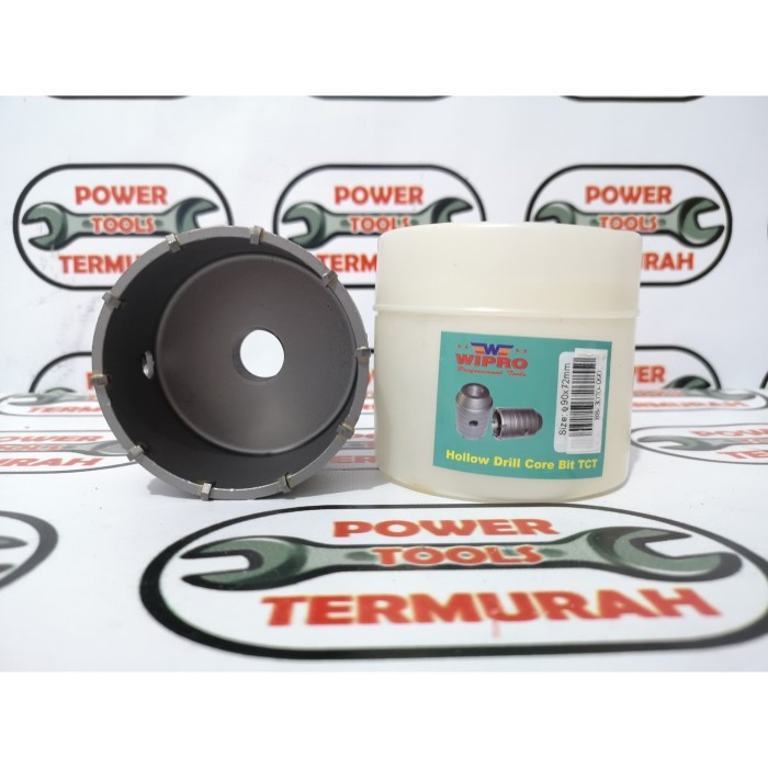 

Hole Saw Beton 90 mm WIPRO Holesaw Masonry HOLLOW CORE DRILL BIT TCT