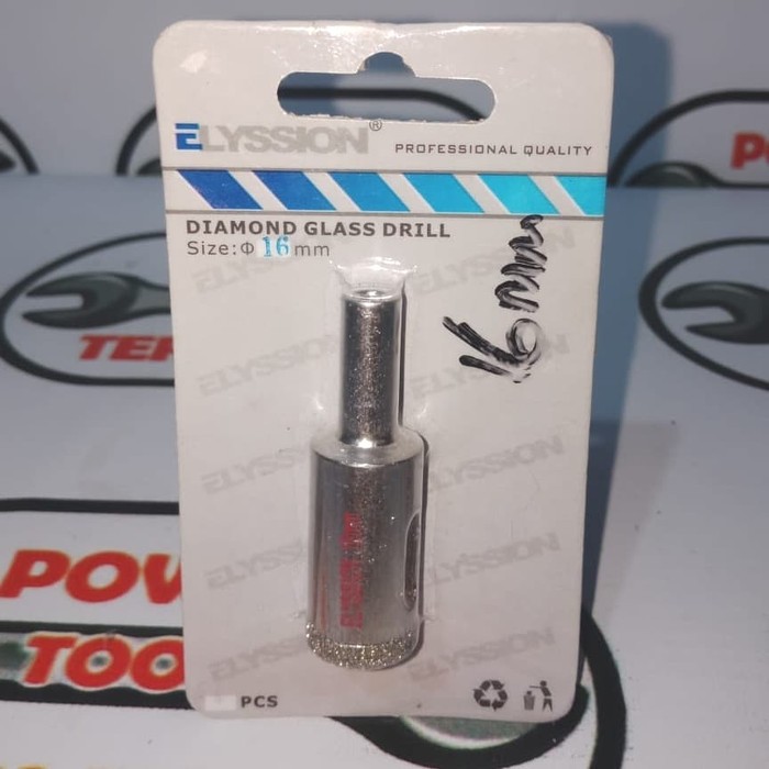 

Mata Bor Kaca 16 mm Diamond Hole Saw Straight Drill Electroplated