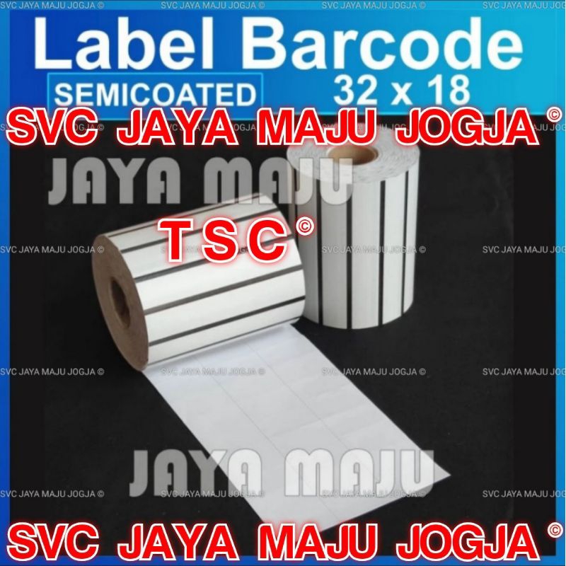 

[ TSC ] 32 X 18 BLACKMARK - 3 LINE SEMICOATED - FACE IN - ISI 5.000 PCS || CORE 1" || LABEL BARCODE THERMAL TRANSFER PAKAI RIBBON - ACCESSORIES FASHION GARMEN || 32X18 BLACK MARK - TTP244PRO TTP244 PRO TTP 244PRO TTP 244 PRO TTP542 TTP 542